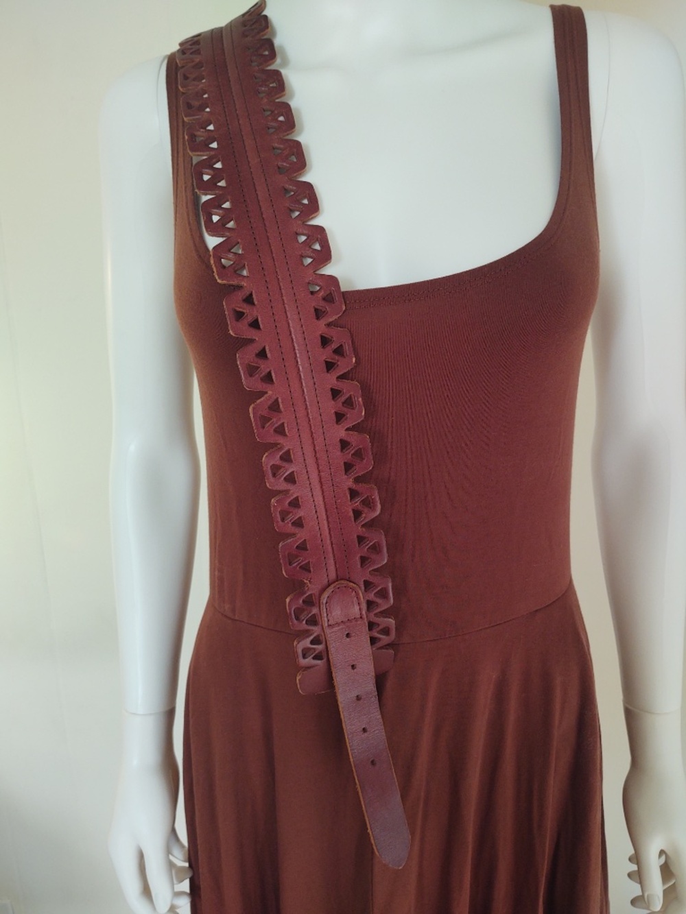 VTG G. Hensler Saddle Leather Corset Belt 30 - 33 inches - Picture 5 of 9